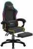 Геймърски стол Huzaro FORCE 3.7, RGB - Черен 4