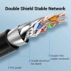 Удължителен кабел Vention IKHBF, Patch Cable SSTP Cat.8, 1м, Черен  3