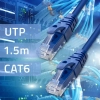 Кабел Qoltec LAN UTP CAT6 Patch, 1.5м, Син | 54531 6