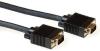 Кабел ACT AK4273, VGA мъжко към VGA мъжко, 15 pin, 20 м, Черен, Булк 1