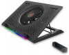Охладител за лаптоп Redragon Ivy GCP500, до 17", с RGB подсветка, Черен 1