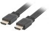 Кабел Lanberg HDMI(M) към HDMI(M) 2.0, 3.0 м, Черен | CA-HDMI-21CU-0030-BK 1