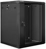 Комуникационен шкаф за стена Lanberg 19" 15U (600x600), Черен | WF01-6615-10B 1