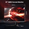 Геймърски монитор KOORUI 27E6QCA, 27" VA QHD (2560 x 1440), 180Hz, Curved, Free-sync, G-sync, Черен | 27E6QCA 8