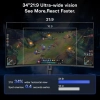 Геймърски монитор KOORUI G3441XC, 34" VA WQHD (3440 x 1440), 240Hz, Curved, Free-sync, G-Sync, Черен | G3441XC 12