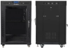 Комуникационен шкаф Lanberg 19" 15U (600x600), Свободно стоящ, LCD панел, Черен | FF01-6615-12BL 1