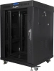Комуникационен шкаф Lanberg 19" 15U (600x600), Свободно стоящ, LCD панел, Черен | FF01-6615-12BL 2