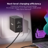 Зарядно Lenovo Dual 65W, USB-C 65W GaN Charger, Черно | G0A6065BEU 7