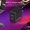 Зарядно Lenovo Dual 65W, USB-C 65W GaN Charger, Черно | G0A6065BEU 9