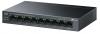 Суич TP-Link LS109P, 9-портов, PoE+, Черен 3