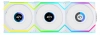 Комплект вентилатори Lian Li UNI SL Wireless LCD 120, ARGB, 3 х 120 mm, White | 12SLLCD1W3W 1