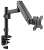 Регулируема стойка за монитор GemBird MA-DA1P-01, 17"-32", до 9кг, Черна 3
