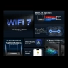Безжичен рутер Mercusys MR25BE, BE3600, Dual Band, Wi-Fi 7, Черен 4