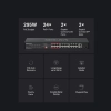Суич Mercusys MS126CP, 24-портов, PoE+, 2 Gigabit ъплинк порта, неуправляем, Черен 4