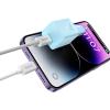 Универсално мини зарядно Baseus GaN5 бързо зареждане 30W, USB Type C, Син | CCGN070603 6