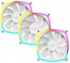 Комплект вентилатори Montech RX120 PWM, 120mm, ARGB, White, 3 броя 1