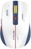 Безжична оптична мишка Serioux FLICKER 212, LED, Бяла/Синя | SRXM-FLK212-BL 1