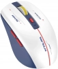 Безжична оптична мишка Serioux FLICKER 212, LED, Бяла/Синя | SRXM-FLK212-BL 3