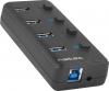 USB хъб Natec Mantis 2, 4-портов, USB 3.0, Черна | NHU-1557 3