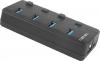 USB хъб Natec Mantis 2, 4-портов, USB 3.0, Черна | NHU-1557 5