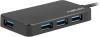 USB хъб Natec MOTH, 4-портов, USB 3.0, Черен | NHU-1342 2