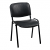 Посетителски стол от еко кожа Nowy Styl NSU Iso black, V-U - черен 1