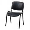 Посетителски стол от еко кожа Nowy Styl NSU Iso black, V-U - черен 2