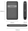 Kутия за твърд диск Orico 2577C3-V1, за 2.5" HDD/SSD, USB Type-C, Черна  2