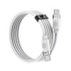 Кабел Orico USB 3.1 Type-C M/M, PD 60W, 1м, Бял | CDX-60CC-WH-BP   2