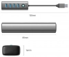 USB хъб Orico PDD4U-U3, 4-портов,  	USB 3.0, Сив | PDD4U-U3-015-GY 2