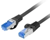 Пач кабел Lanberg RJ-45 към RJ-45, CAT.6a, 2 метра, Черен | PCF6A-10CC-0200-BK 2