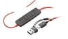 Моно слушалка HP Poly Blackwire C3210, USB-C/А, Черна | 8X214AA 5