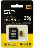 Карта памет Silicon Power Inspire 256GB, microSDXC, Class 10, UHS-I U3, V30, A2 + SD Adapter | SP256GBSTXLA2V1NSP 3