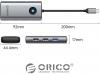 USB хъб Orico 5-in-1 USB-C, 5Gbps, 4K, Сребрист | PW11-5P-GY-EP 7