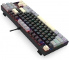 Геймърска механична клавиатура Redragon Kumara, RGB осветление, Red Switch, Черна/Сива | K552LGY-RGB 8