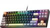 Геймърска механична клавиатура Redragon Kumara, RGB осветление, Red Switch, Черна/Сива | K552LGY-RGB 9