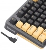 Геймърска механична клавиатура Redragon Elf RGB, Orange Switch, Черна/Жълта | K649PY-RGB 7