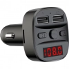 Зарядно за кола Serioux ABFM60, FM трансмитер, Bluetooth, 2 x USB, Черно 1