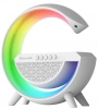 Bluetooth тонколона Marvo SG-302, 5W, RGB, 15W станция за безжично зареждане, Бяла 4