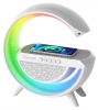 Bluetooth тонколона Marvo SG-302, 5W, RGB, 15W станция за безжично зареждане, Бяла 6