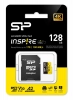 Карта памет Silicon Power Inspire 128GB, microSDXC, Class 10, UHS-I U3, V30, A2 + SD Adapter | SP128GBSTXLA2V1NSP 2
