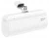 Външна батерия Silicon Power QD50, 5000 mAh, Бяла | SP5K0MAPBKQD500W 3