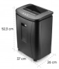 Шредер Hama Safe Auto M1200, A4, 120 листа, Черен | 50591 6
