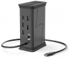 Докинг станция Hama Connect2Office Black, 9-портова, USB-C, Черна | 200150 1