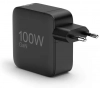 Адаптер за зареждане Hama, GaN, 100W PD, 2 x USB-C, 1 x USB-A, Черен | 201962 3