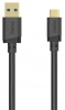 Кабел Hama USB-A M/ USB-C M 3.2 Gen 1, 0.25 м, Черен | 202004 1