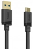 Кабел Hama USB-A M/ USB-C M 3.2 Gen 1, 0.25 м, Черен | 202004 2