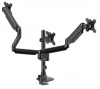 Регулируема стойка за 3 мониторa Hama, 17"-32", до 36 кг, Черна | 220909 3