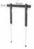 Стойка за телевизор Hama FIX Ultraslim, 37" - 90" до 80 кг, 3°, Антрацит | 220845  3