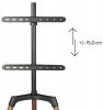 Стойка за телевизор Hama 220873, 32" - 65", въртене 140°, до 35 кг, Черна/Кафява 3